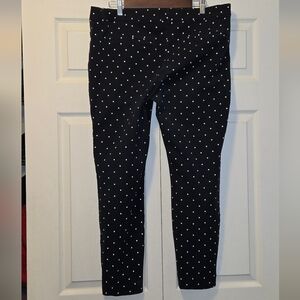Old Navy Black Polka Dot Pixie Pants 18